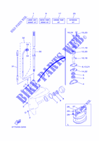 KIT DE REPARAÇÃO 2 para Yamaha E8D Enduro, Manual Starter, Tiller Handle, Manual Trim & Tilt, Shaft 20