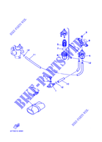 CARBURADOR para Yamaha E8DM ENDURO, Manual Starter, Tiller Handle, Manual Tilt, Shaft 20