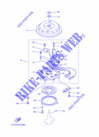 IGNIÇÃO para Yamaha E8DM ENDURO, Manual Starter, Tiller Handle, Manual Tilt, Shaft 20