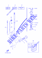 KIT DE REPARAÇÃO 2 para Yamaha E8D Enduro, Manual Starter, Tiller Handle, Manual Tilt, Pre-mixing, Shaft 20