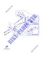 CAIXA DE CONTROLE REMOTO para Yamaha E8D Enduro, Manual Starter, Tiller Handle, Manual Tilt, Pre-Mixing, Shaft 20