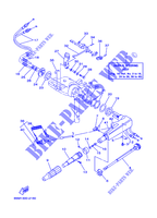 DIRECÇÃO para Yamaha F15A Electric Starter, Tiller Handle, Manual Tilt, Shaft 15