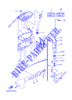 KIT DE REPARAÇÃO 3 para Yamaha F15A Electric Starter, Tiller Handle, Manual Tilt, Shaft 15
