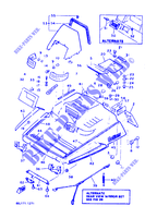 CARENAGEM FRONTAL E PARABRISAS para Yamaha ENTICER 1991