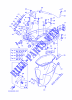 TAMPA INFERIOR para Yamaha F15C Electric Starter, Remote Control, Manual Tilt, Shaft 20