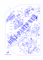 CAIXA DE CONTROLE REMOTO para Yamaha F15C Electric Starter, Remote Control, Manual Tilt, Shaft 20