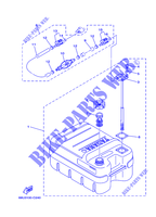 DEPÓSITO 2 para Yamaha F15C Electric Starter, Remote Control, Manual Tilt, Shaft 20