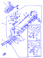 CAIXA DE CONTROLE REMOTO para Yamaha F8B 4 Stroke, Manual Start 1988