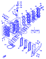 CILINDRO / CARTERS para Yamaha 25J 2 Stroke 1989