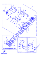 FIXAÇÃO CAIXA DE CONTROLE REMOTO para Yamaha 30D Electric Starter, Remote Control, Manual Tilt, Oil injection, Shaft 20