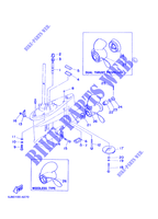 CARTER INFERIOR E TRANSMISSAO 2 para Yamaha 30D Manual Starter, Tiller Handle, Manual Tilt, Pre-Mixing, Shaft 15