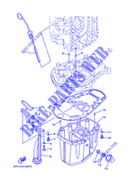 OIL PAN para Yamaha F30E Electric Starter, Tiller Handle, Manual Tilt, Shaft 20