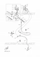 BOMBA DE TRAVÃO DIANTEIRA  125 yamaha-motociclos 2025 MT B6G1300-V310