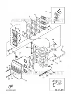 ADMISSÃO para Yamaha 40V 2-STROKE 2000