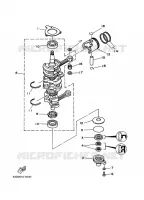 CAMBOTA / PISTÃO para Yamaha 40V 2-STROKE 2000
