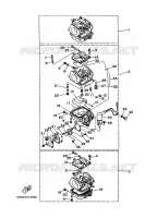CARBURADOR para Yamaha 40V 2-STROKE 2000