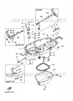 CARENAGEM INFERIOR para Yamaha 40V 2-STROKE 2000