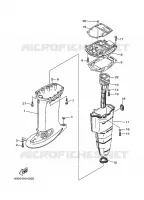 CARTER SUPERIOR para Yamaha 40V 2-STROKE 2000