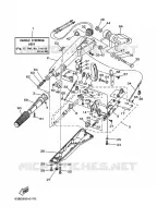 DIRECÇÃO para Yamaha 40V 2-STROKE 2000