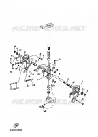SUPORTE 2 para Yamaha 40V 2-STROKE 2000