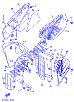 CARENAGEM LATERAL   DEPÓSITO ÓLEO para Yamaha DT125R 1995
