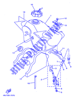 DEPÓSITO para Yamaha DT125R 1997